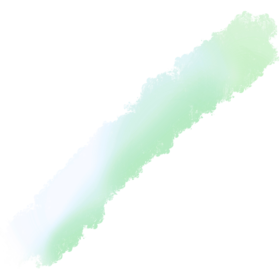 Illustration Of Rough Raw Green And Blue Gradient Brush Strokes In A Grunge Style png