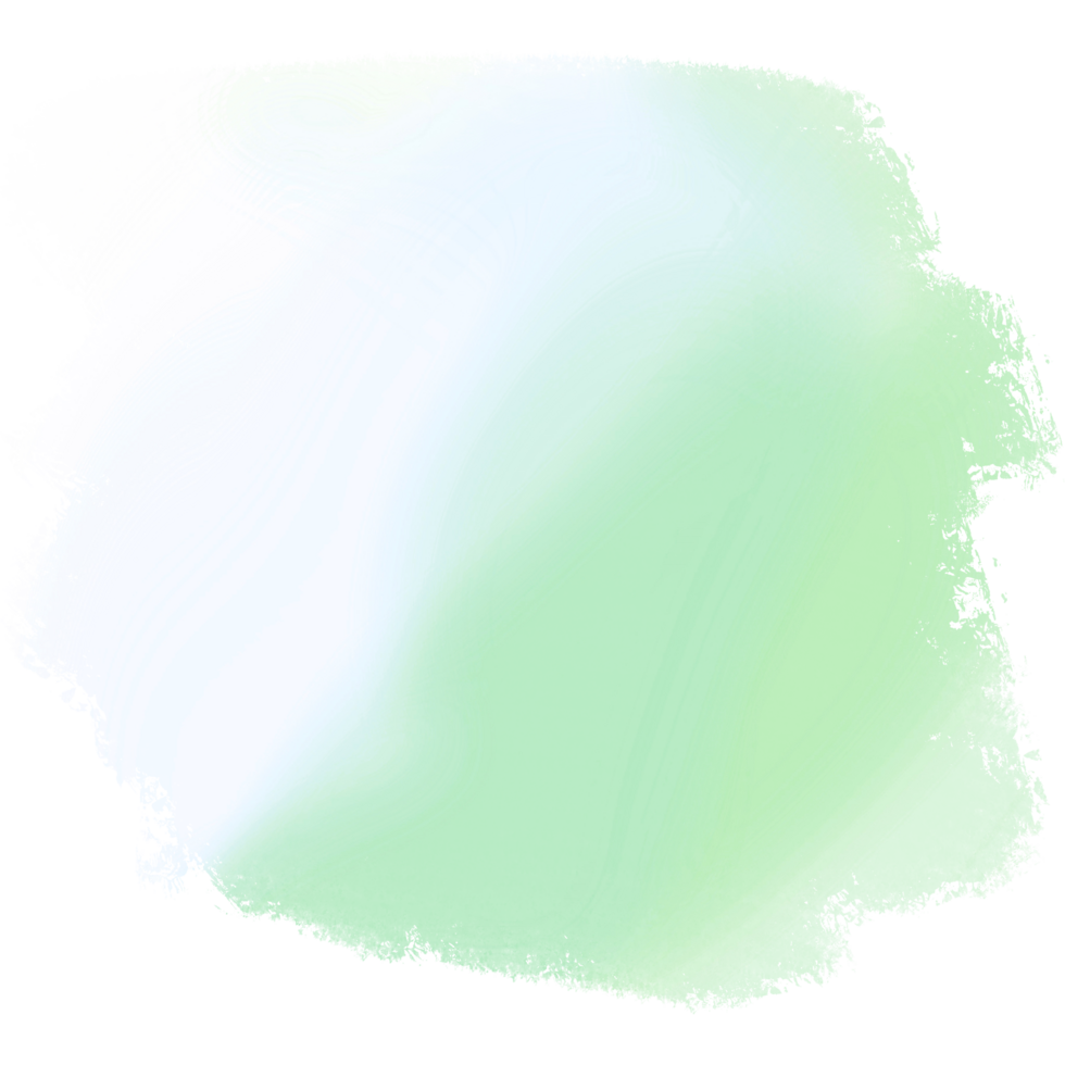 Illustration Of A Green And Blue Gradient Brush Stroke Fading Into A Textured Grunge Effect png