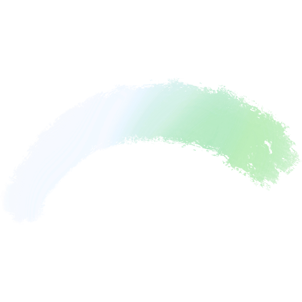 A Bold Grunge Brush Stroke Illustration In Green Blue Gradient Textured And Raw png