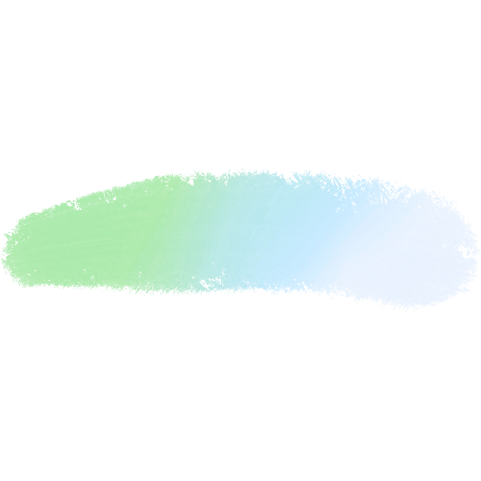 Green Blue Gradient Strokes Illustration With Rugged Raw Grunge Brush Textures png