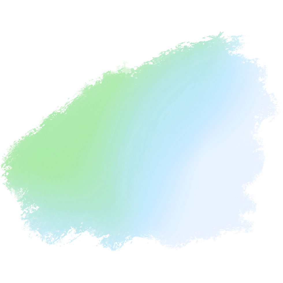 Textured Green Blue Gradient Brush Strokes In A Rough Raw Grunge Illustration png