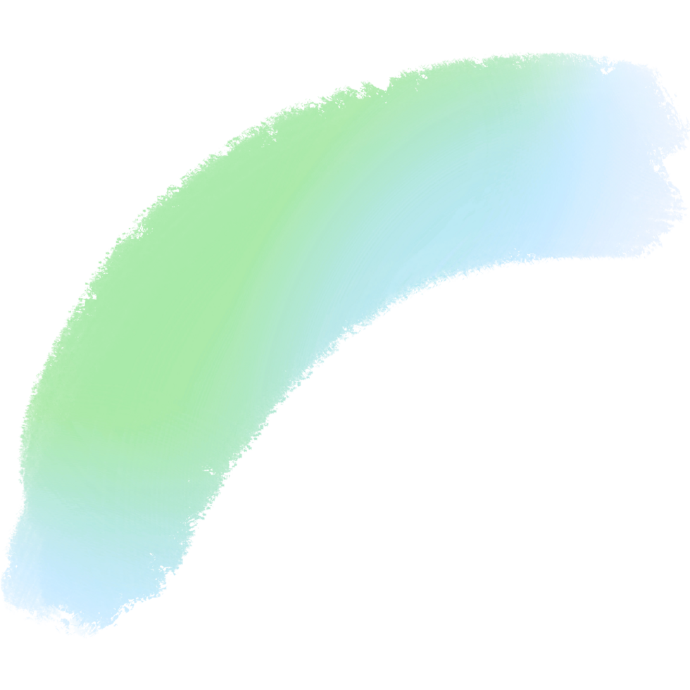 A Rugged Illustration Of Green To Blue Gradient Strokes With Grunge Brush Textures png