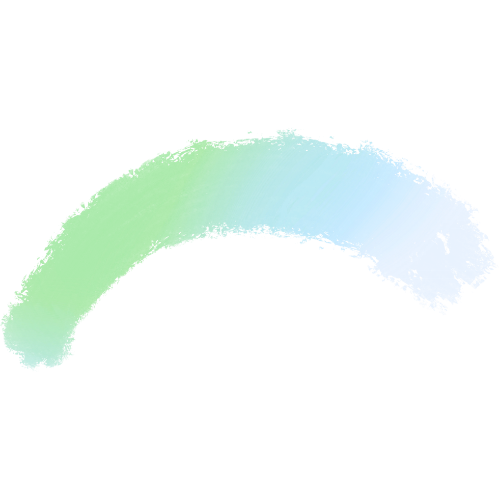 Green Blue Gradient Illustration With Rugged Textured Grunge Brush Strokes png