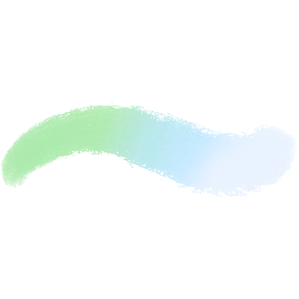 Bold Green And Blue Gradient Strokes In A Grunge Style Brush Illustration png