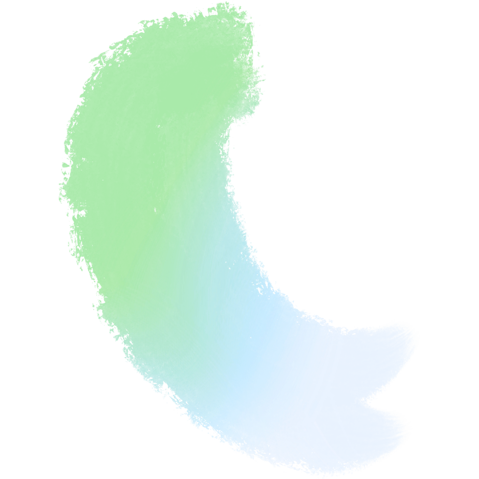 Green And Blue Gradient Illustration With Rough Textured Grunge Brush Strokes png