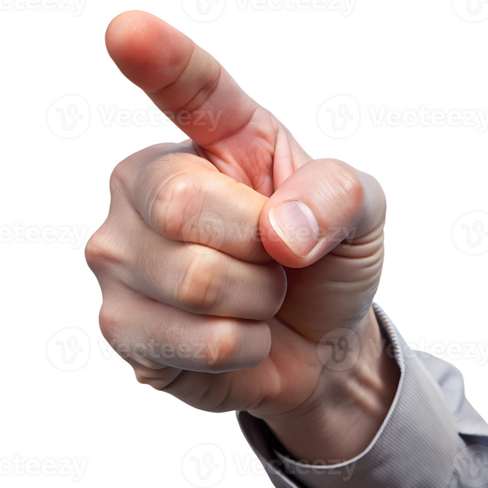 Hand pointing direction indoors transparent png
