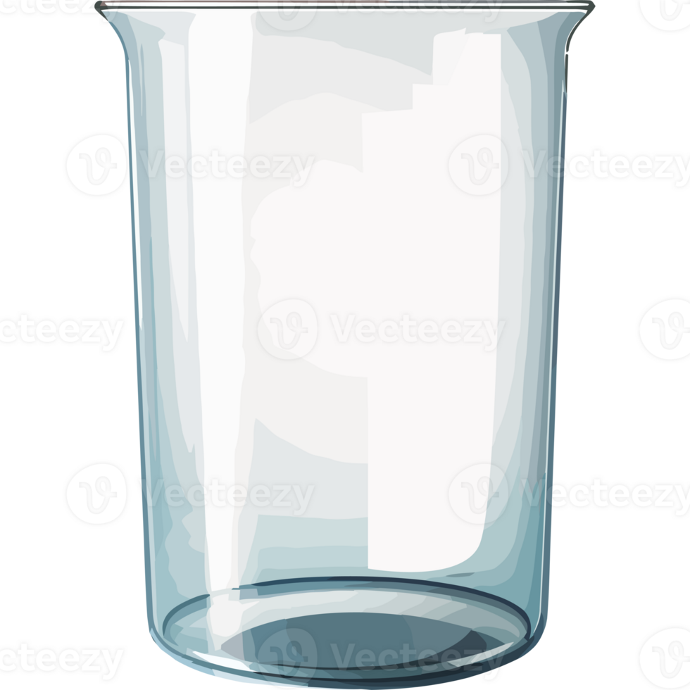A glass with a white background and a black background png