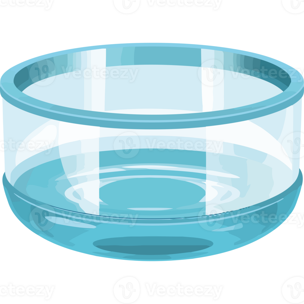 A bowl with water in it on a black background png