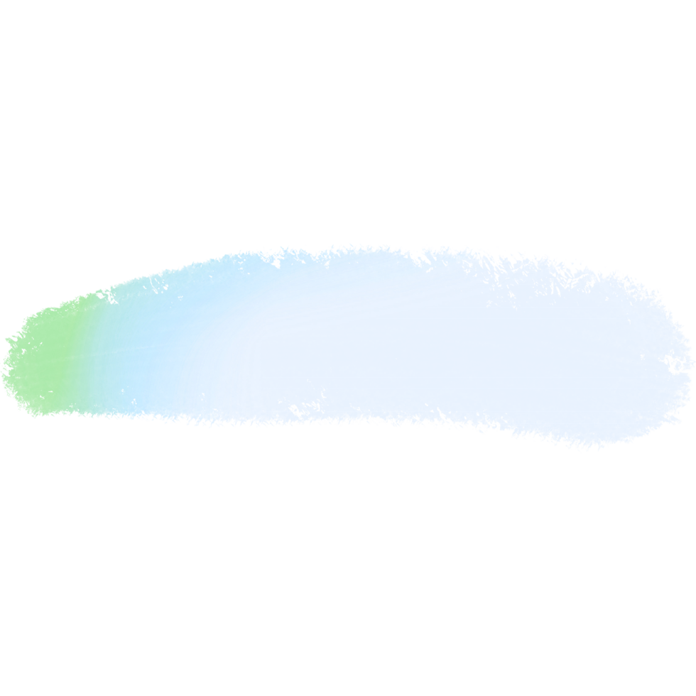 Rough Green Blue Gradient Brush Strokes In A Textured Raw Grunge Style Illustration png