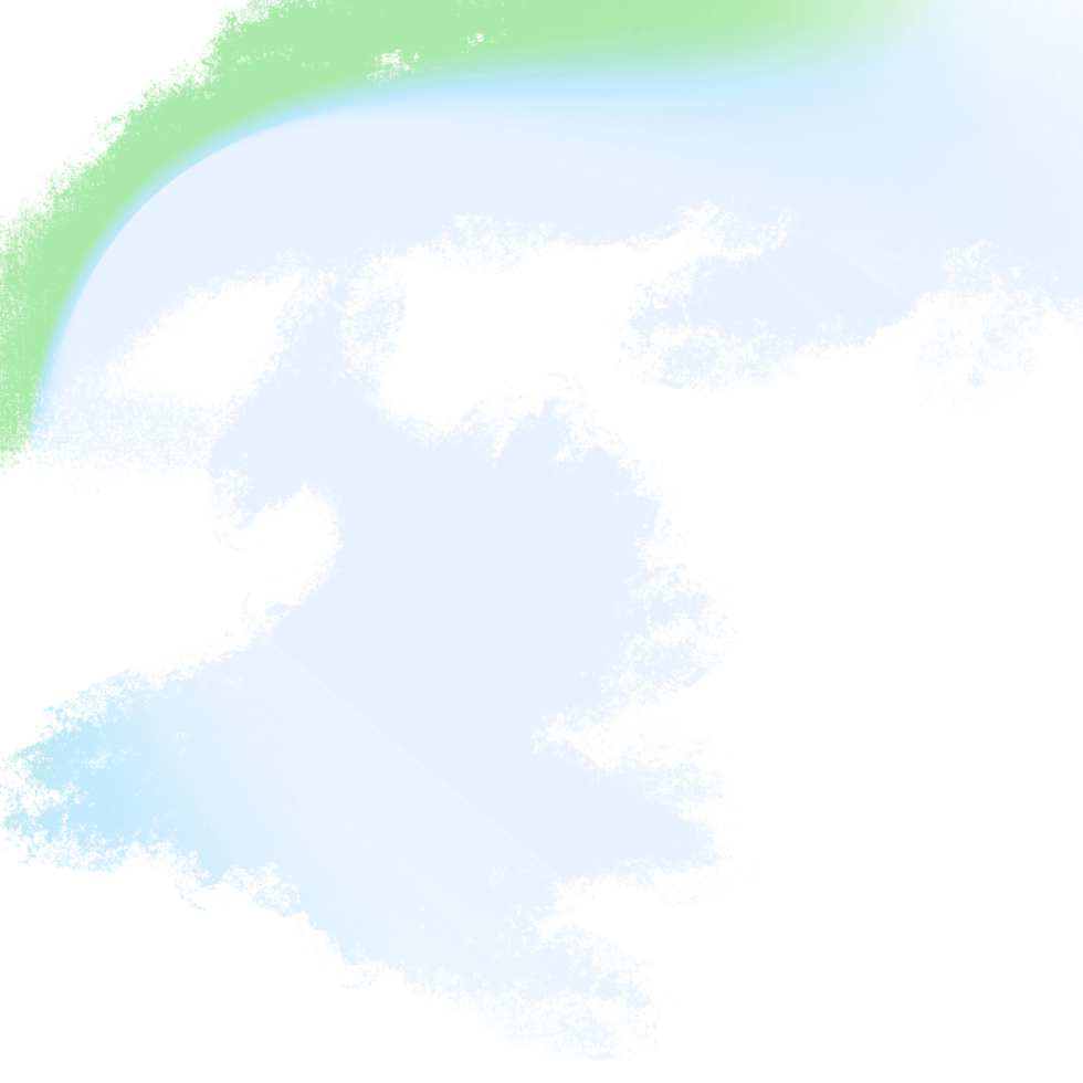 A Soft Green Blue Gradient Illustration Enhanced By Bold Grunge Style Brush Strokes png