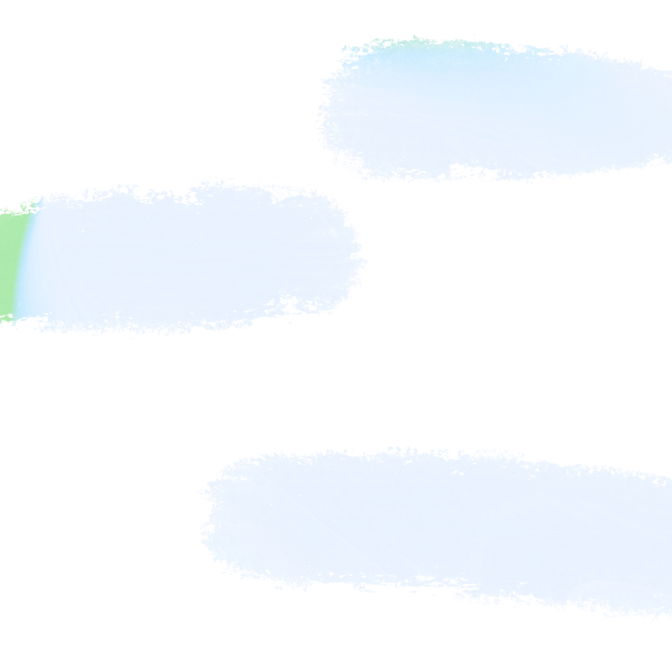 Illustration Of Bold Green Blue Gradient Strokes With Textured Grunge Brush Effects png