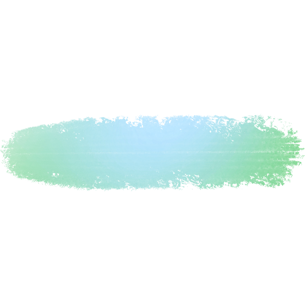 Illustration Of Textured Green Blue Gradient Brush Strokes With Bold Grunge Edges png