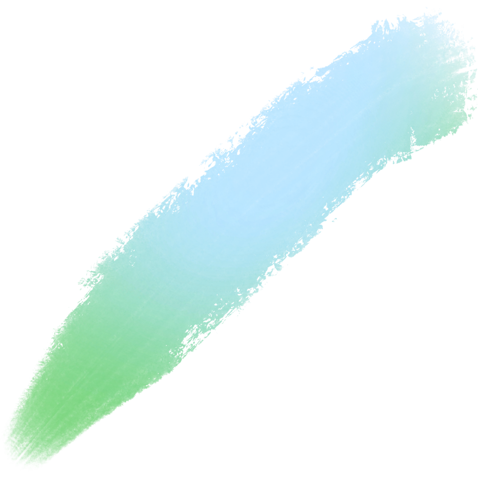 Green And Blue Gradient Illustration With Rough Textured Grunge Style Brush Strokes png