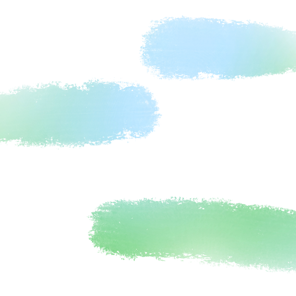 Rough Green Blue Gradient Brush Strokes In A Rugged Grunge Style Illustration png