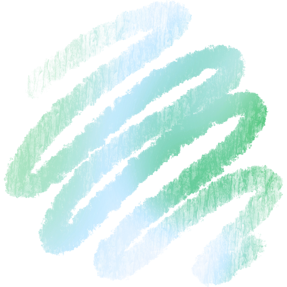 Textured Grunge Effects On Green Blue Gradient Brush Strokes Within Illustration png