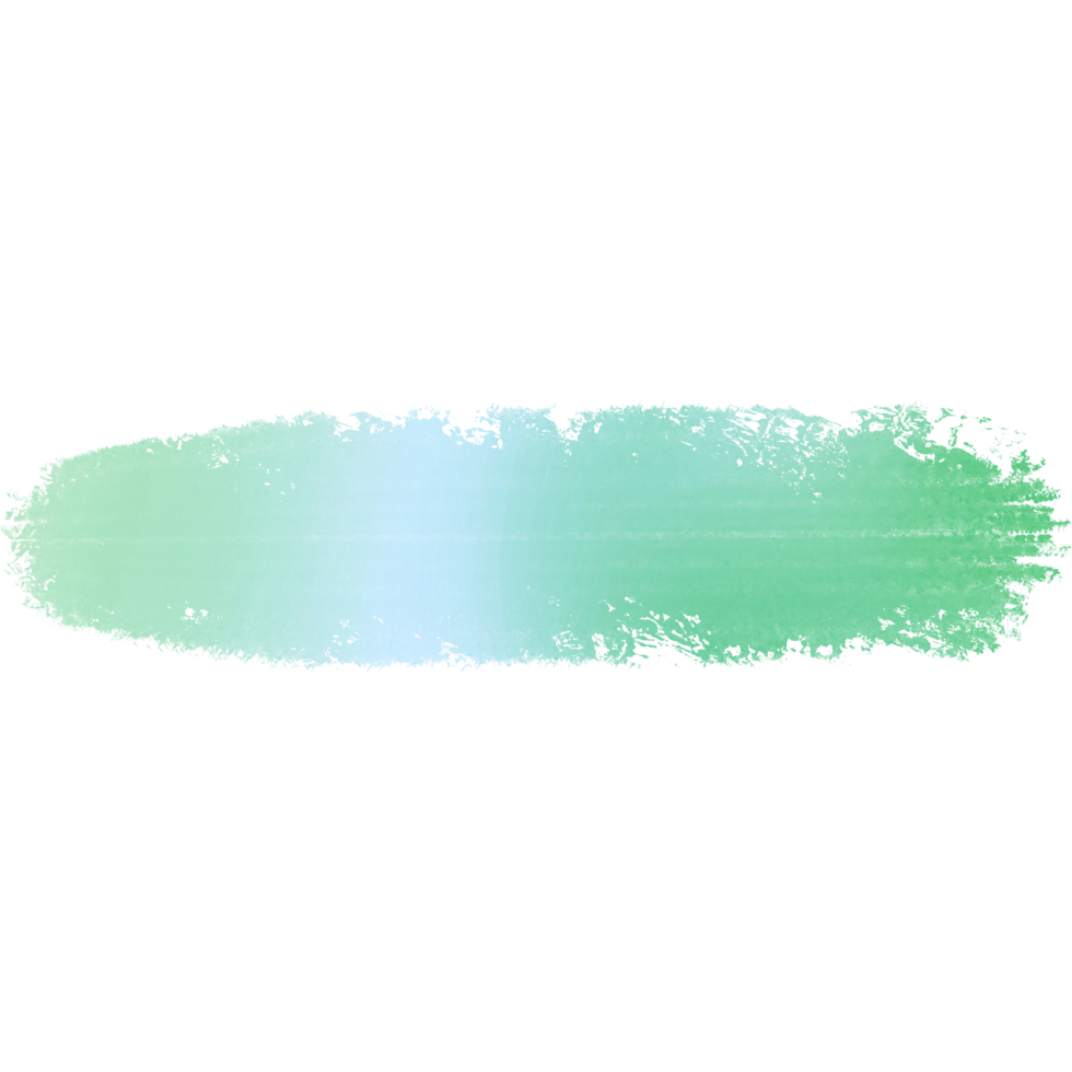 Green And Blue Gradient Brush Strokes Featuring Rugged Textured Grunge Effects png