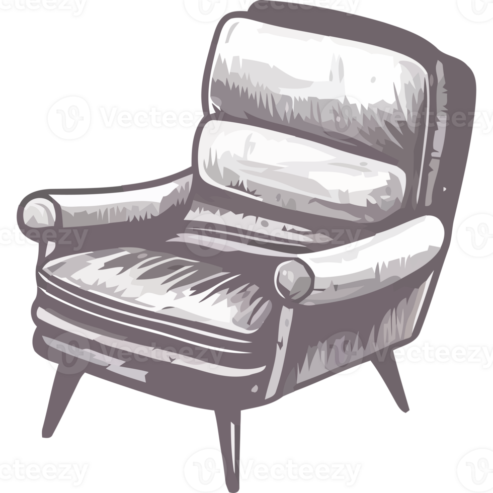 An illustration of a chair with a white background png