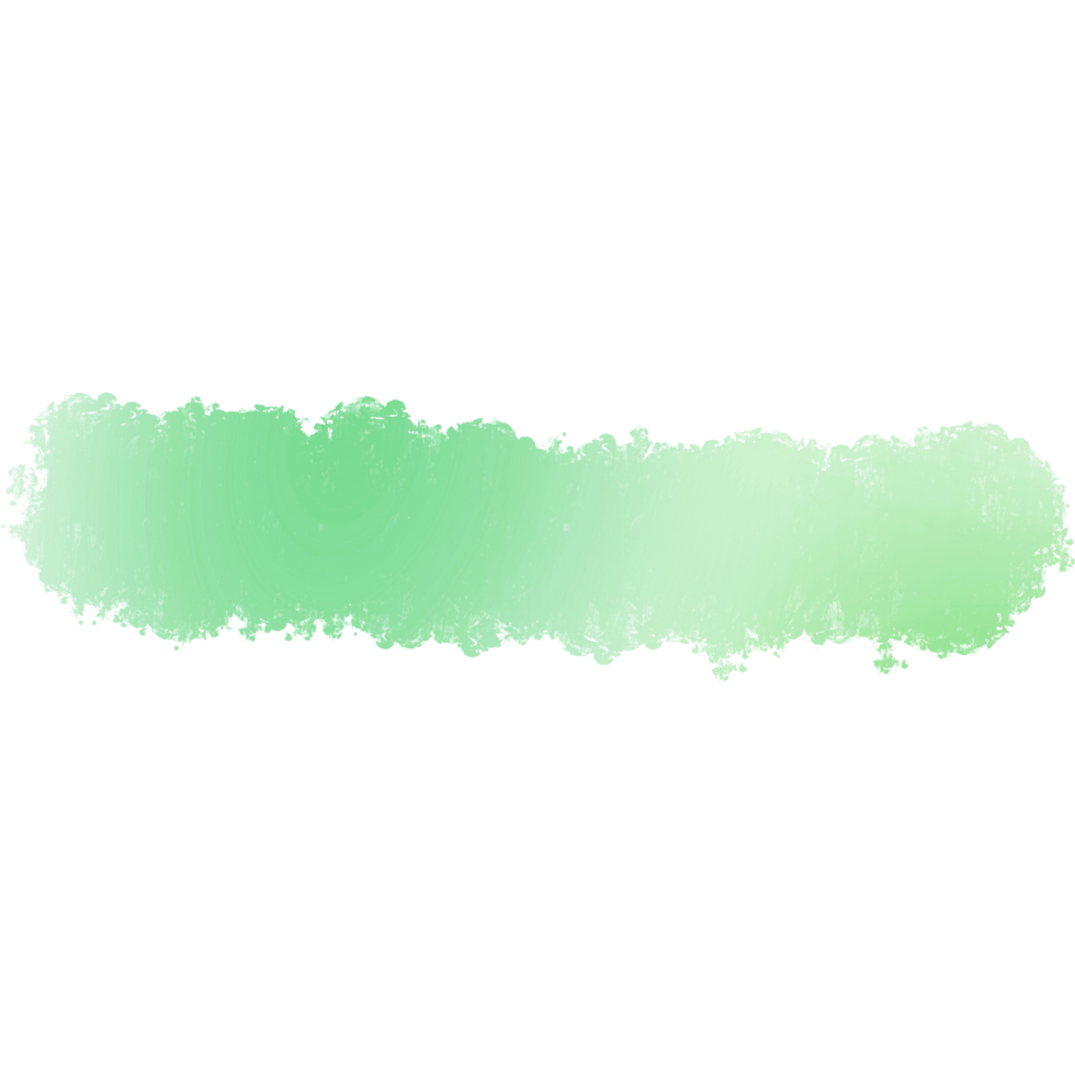 Bold Green Gradient Brush Strokes Blending Into Rough Gritty Grunge Textures png