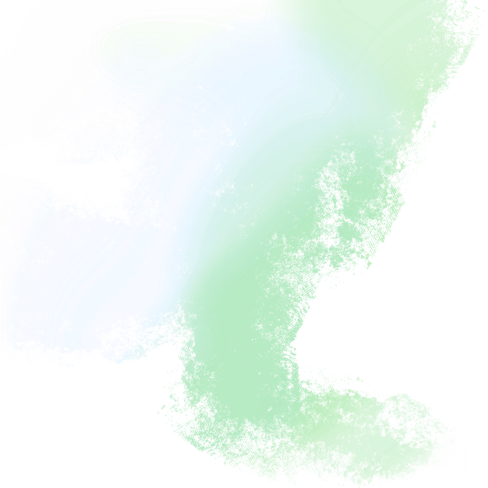 Soft Green Gradient Strokes With Rough Grunge Inspired Textures png