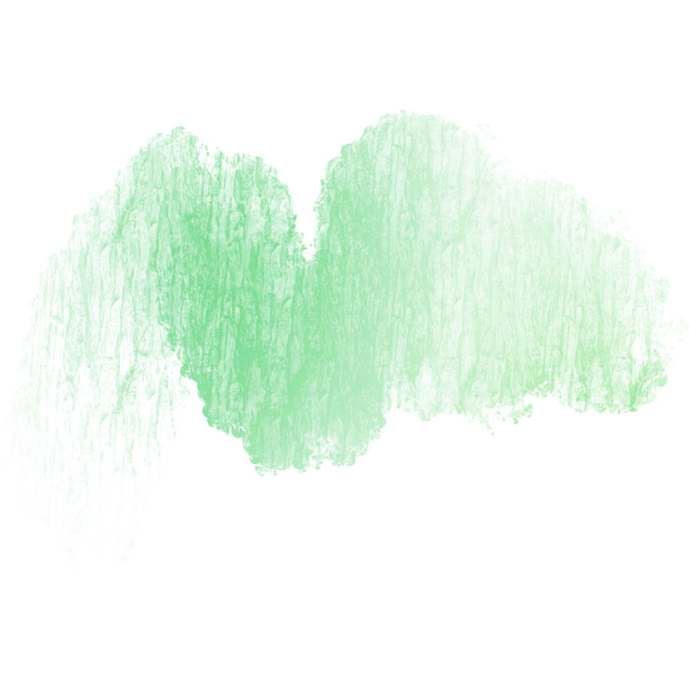 Green Gradient Brush Strokes Fading Into A Rough Textured Grunge Effect png