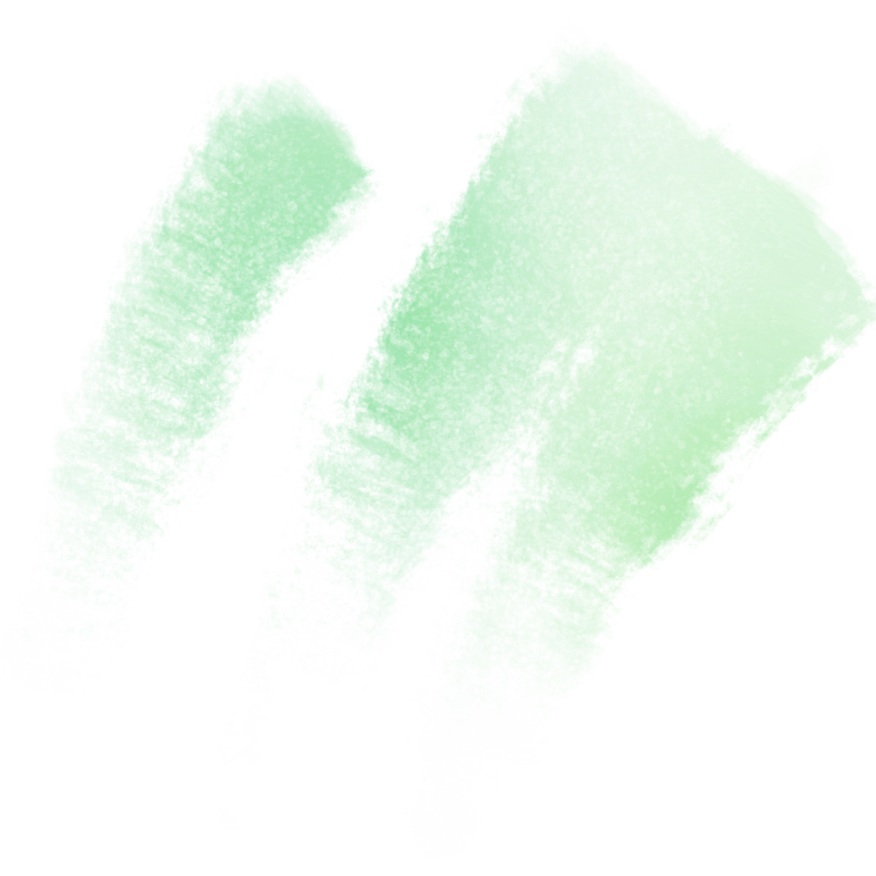 Illustration Of Bold Green Gradient Strokes Merging Into Raw Grunge Edges png