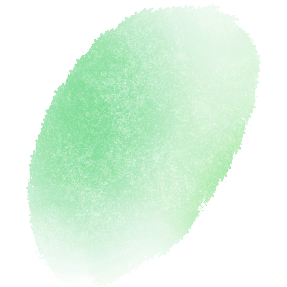 Illustration Of Bold Green Gradient Brush Strokes With Raw Textured Grunge Details png