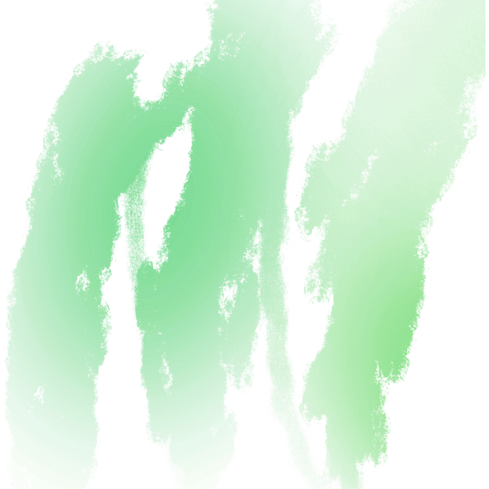 Rugged Green Gradient Brush Strokes Blending Into Textured Grunge Effects png