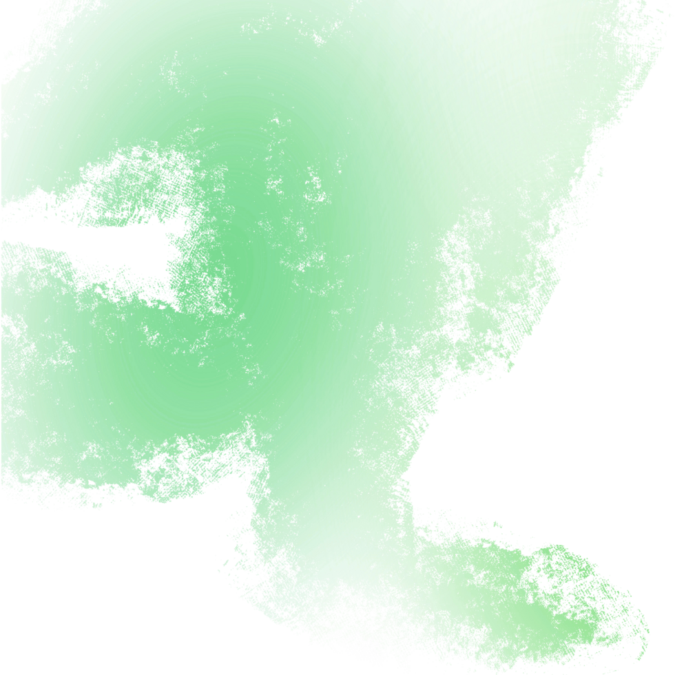Soft Green Gradient Strokes With Rugged Textured Grunge Marks png