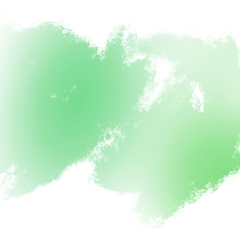 Illustration Of Green Gradient Brush Strokes Blending Into Raw Grunge Edges png
