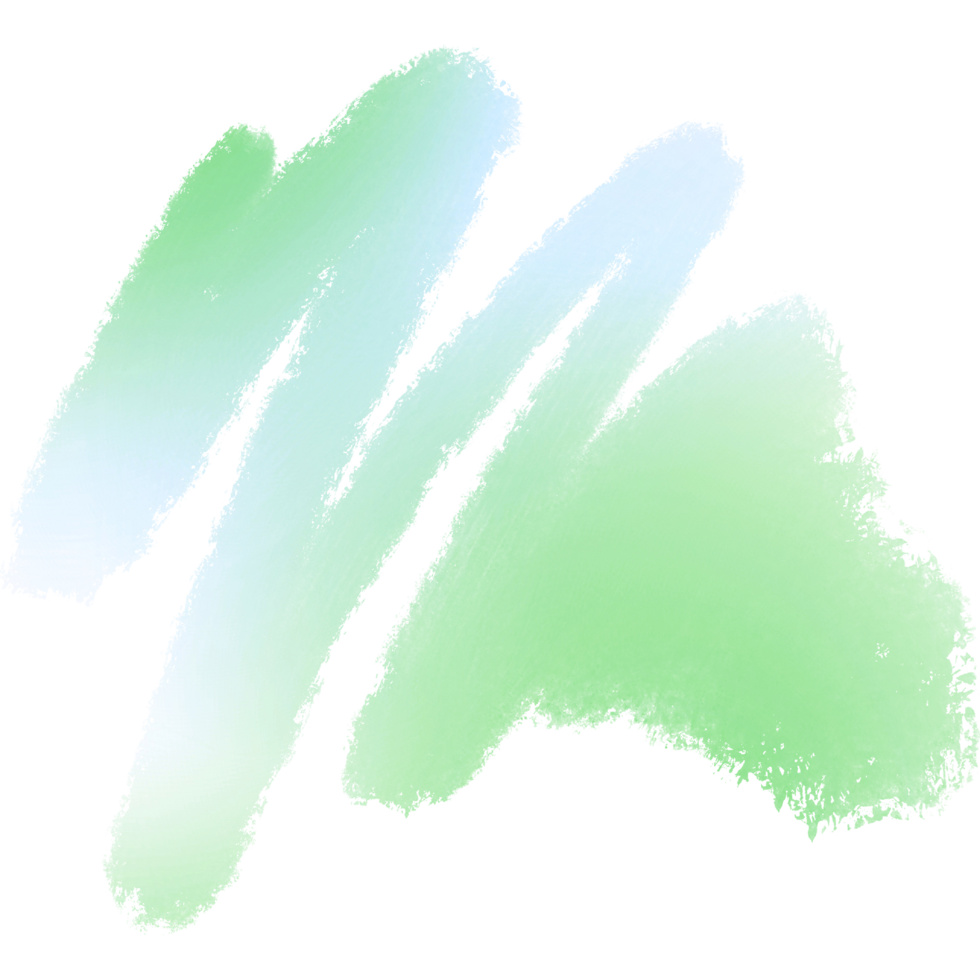 Illustration Of Bold Green Gradient Strokes With Textured Grunge Effects png