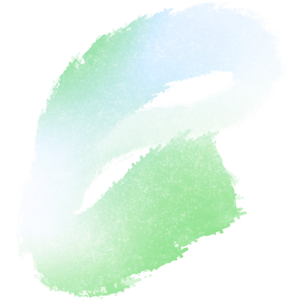 Illustration Of Rough Green Gradient Strokes Blending Into Raw Grunge Marks png