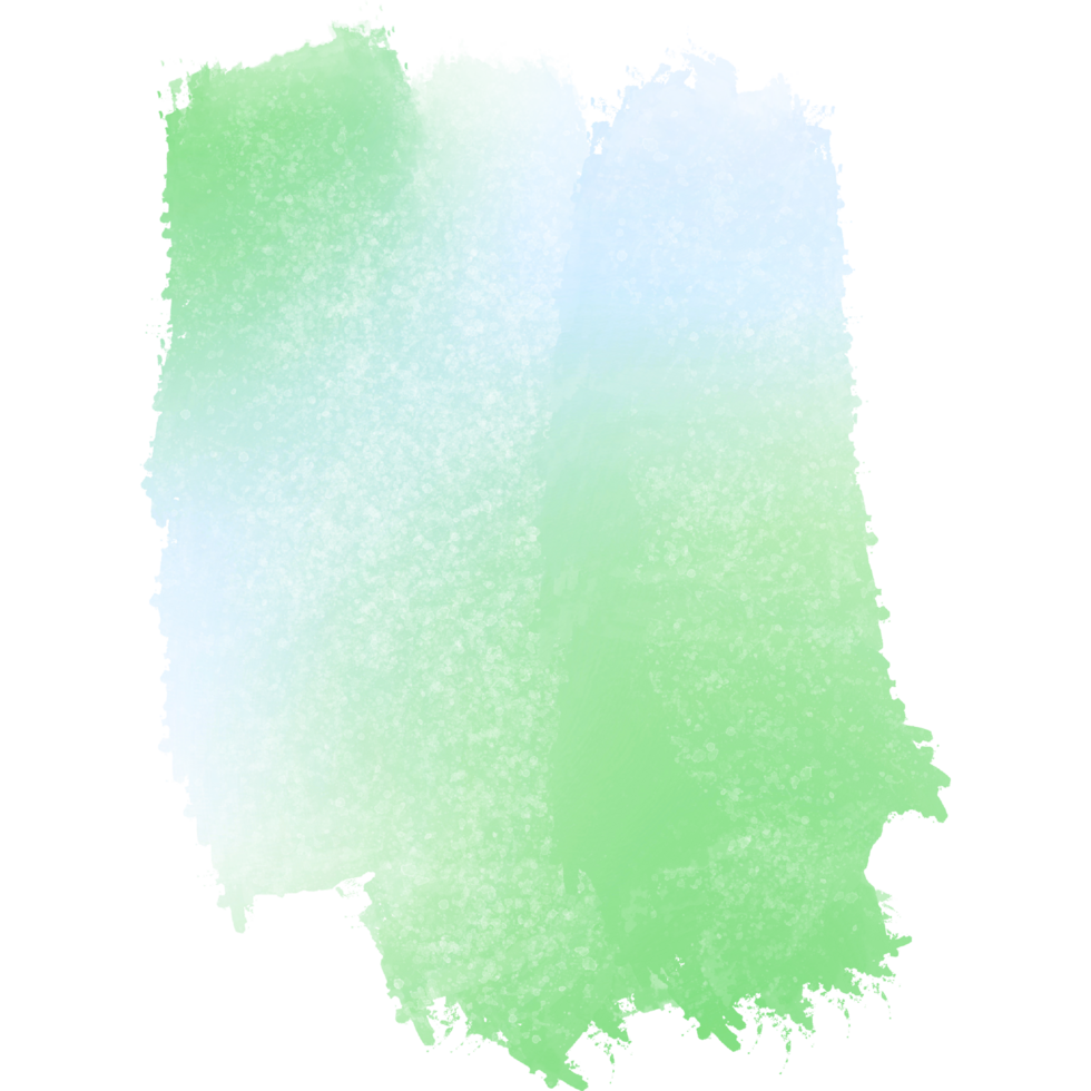 A Textured Green Gradient Stroke Merging Into Raw Grunge Style Edges png