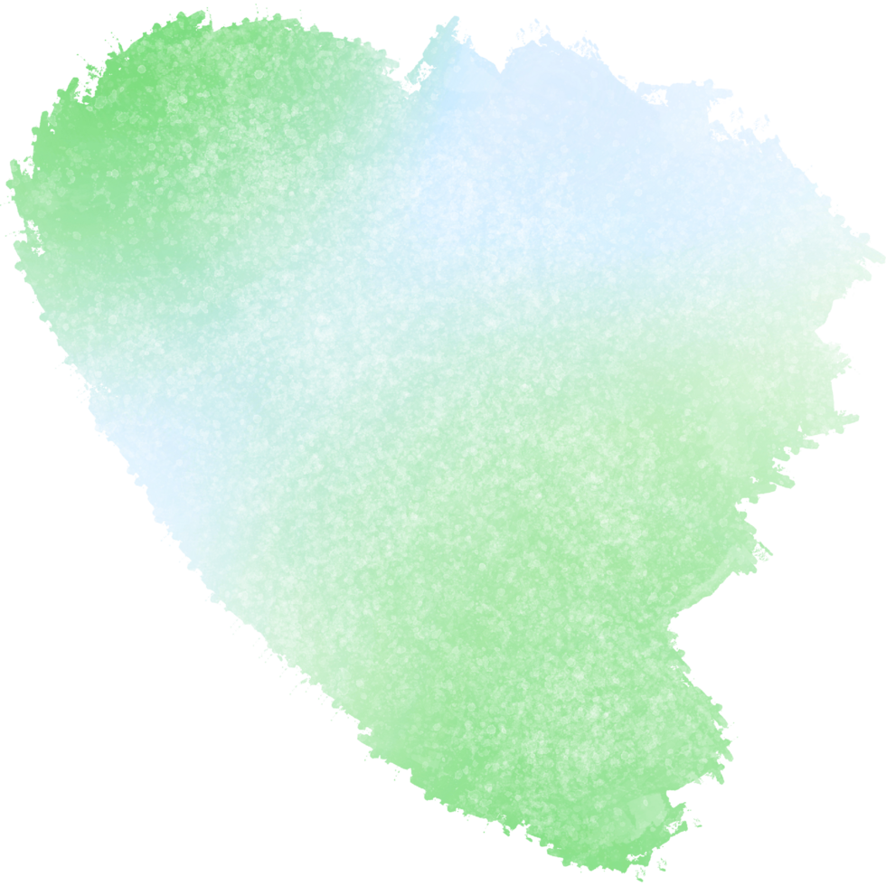 Bold Green Gradient Brush Strokes Blending Into Rugged Grunge Textures png