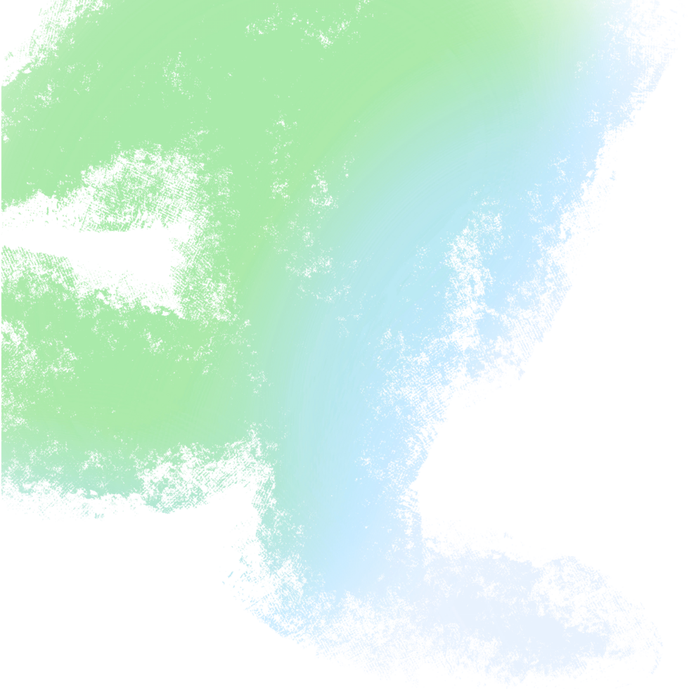 Beautiful Green Gradient Brush Strokes Merging Into Bold Rugged Grunge Textures png