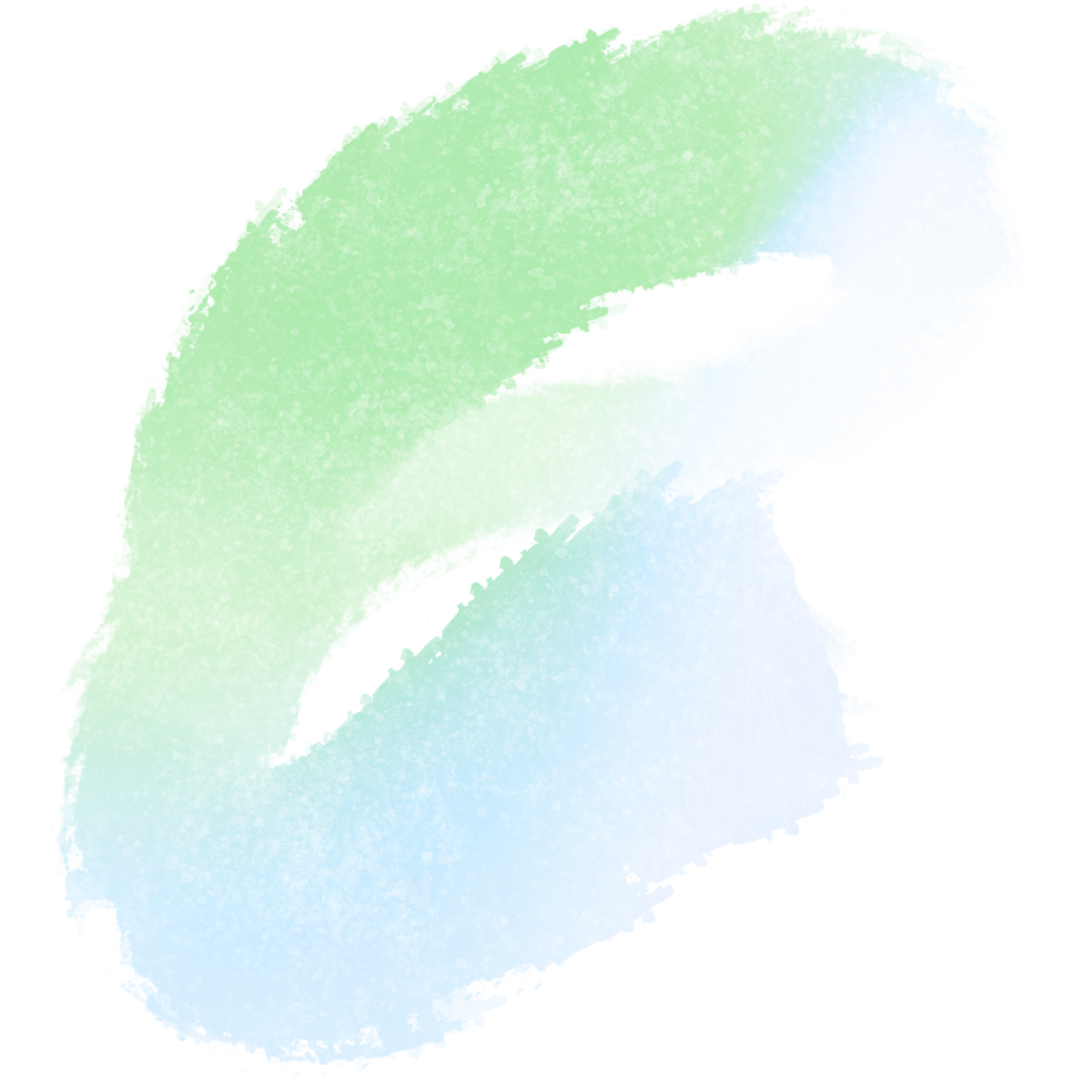 Lovely Green Gradient Strokes With Soft Transitions Into Rough Grunge Effects png