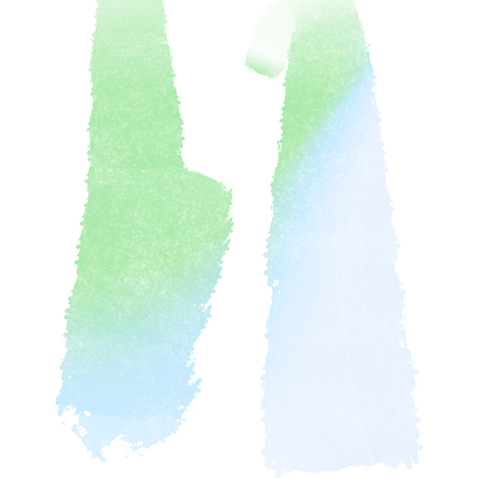 Lovely Green Gradient Strokes Merging Into Rugged Textured Grunge Details png