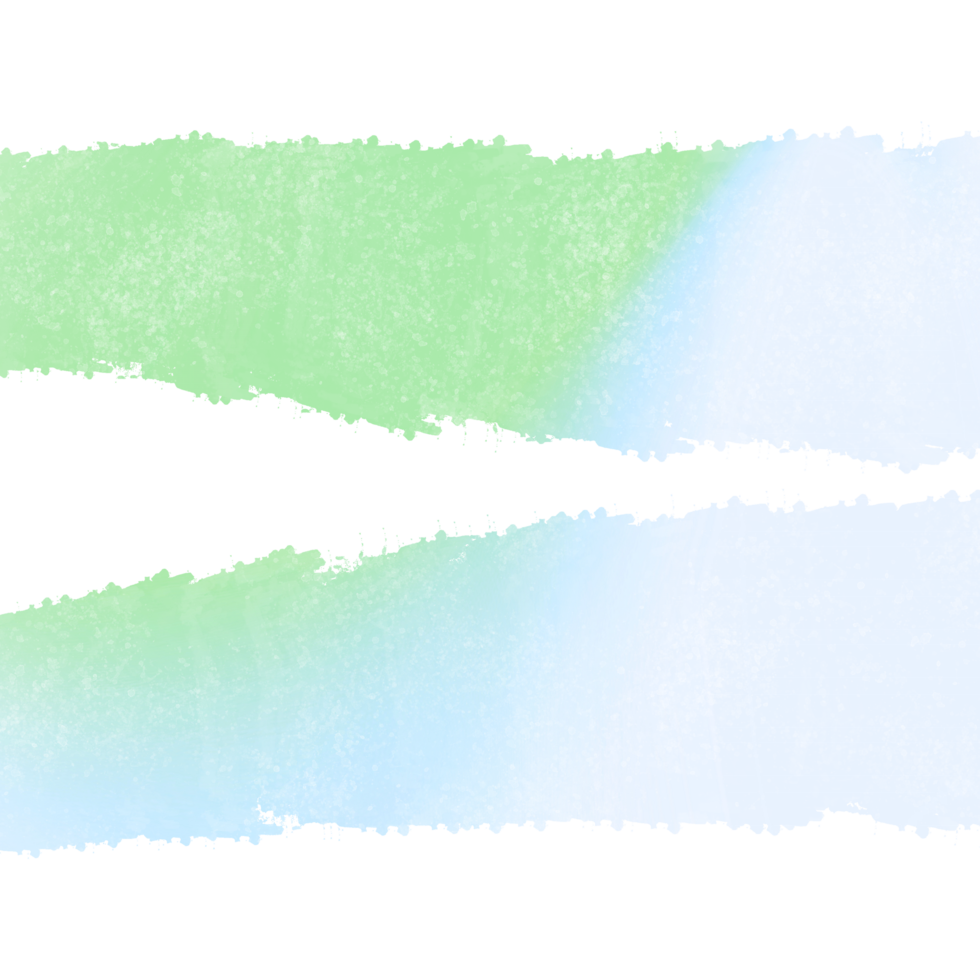 Beautiful Green Gradient Brush Strokes With Raw Grunge Inspired Marks png