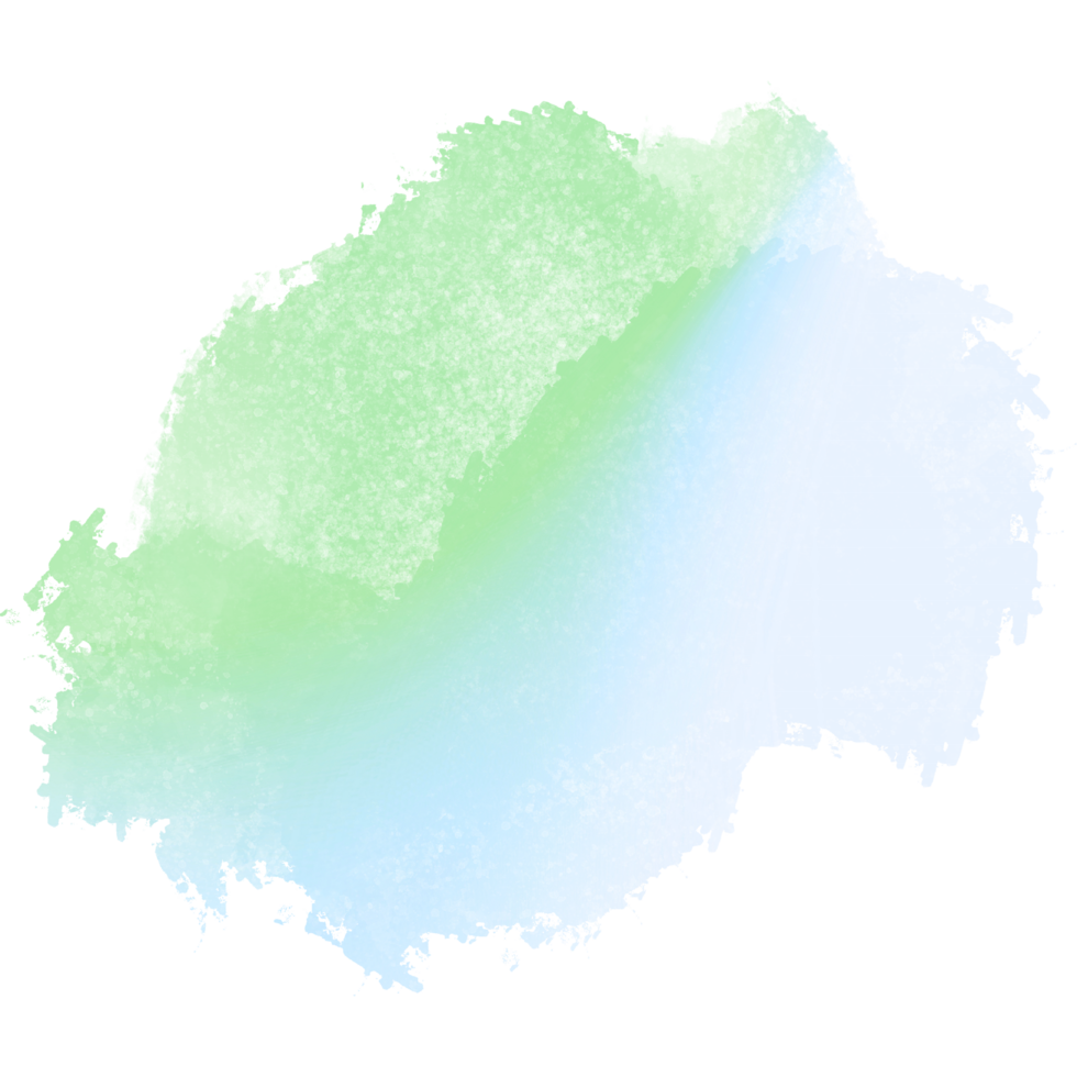 A Stunning Green Gradient Brush Stroke Blending Into Rough Grunge Effects png