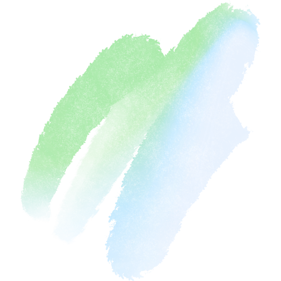 A Beautiful Green Gradient Brush Stroke Merging Into Raw Grunge Textures png