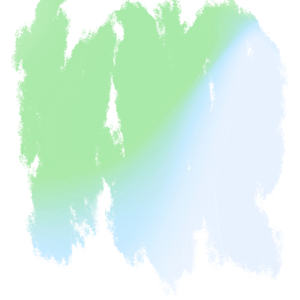 Gorgeous Green Gradient Strokes Fading Into Rugged Grunge Edges png