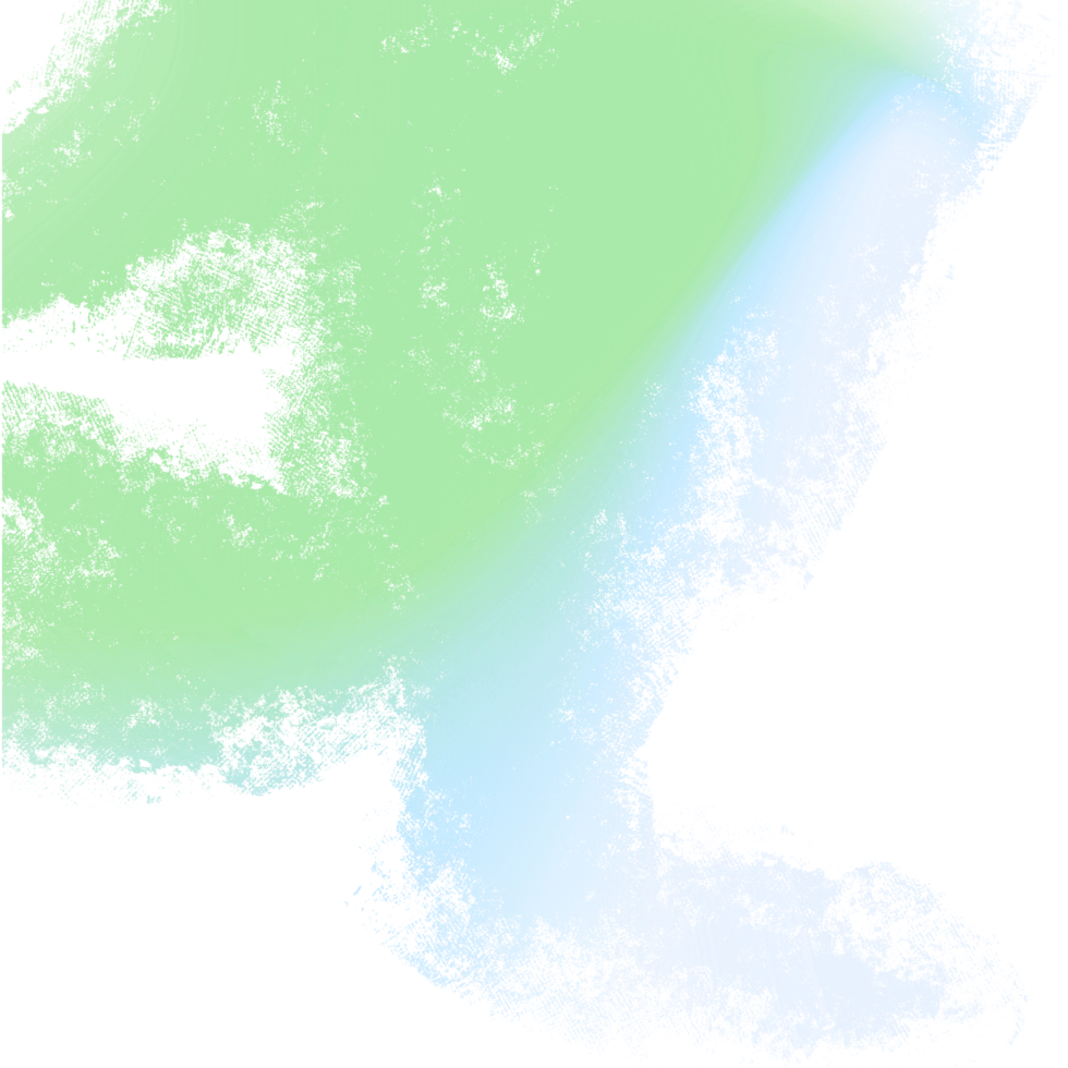 Lovely Green Gradient Brush Strokes Merging Into Rough Grunge Textures png