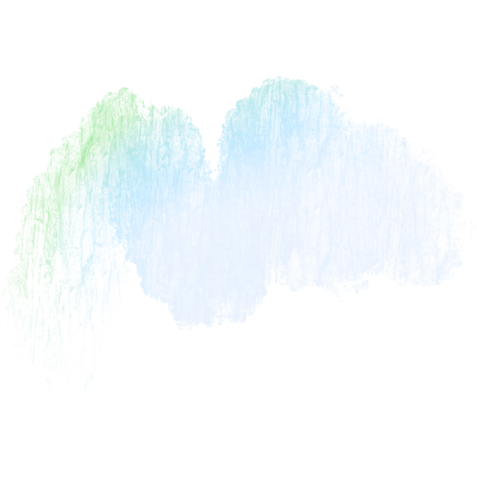 Gorgeous Green Gradient Strokes Merging Into Rough Textured Grunge Marks png
