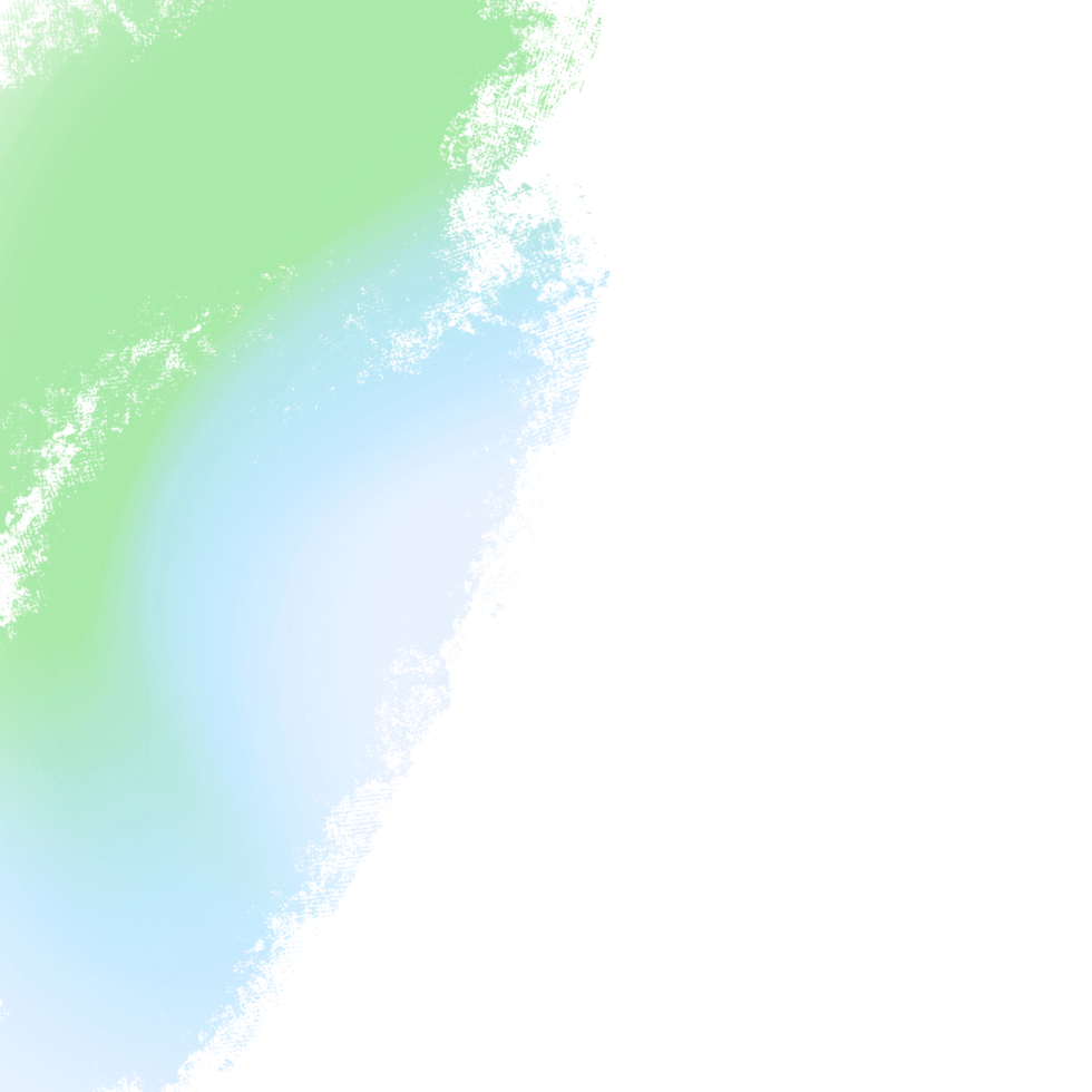 Beautiful Green Gradient Brush Strokes Merging Into Rugged Raw Grunge Textures png