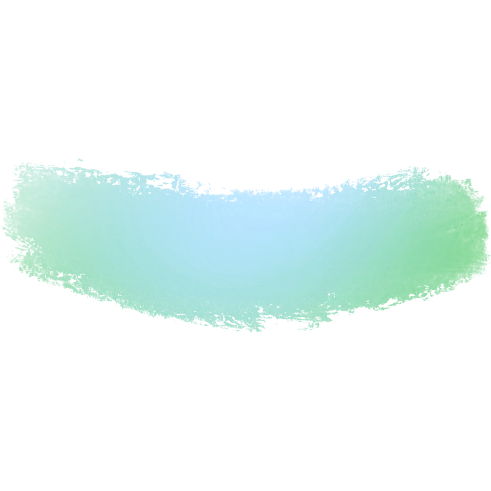 Stunning Green Gradient Brush Strokes Blending Into Rugged Bold Grunge Marks png