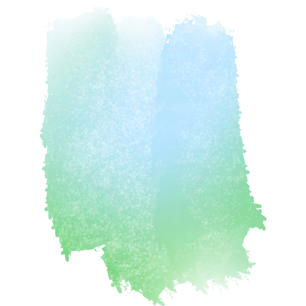 Gorgeous Green Gradient Strokes Blending Into Rugged Textured Grunge Inspired Marks png