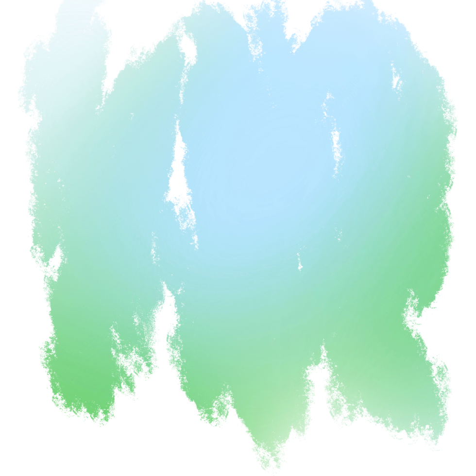 Stunning Green Gradient Strokes Blending Into Bold Rough Grunge Effects png