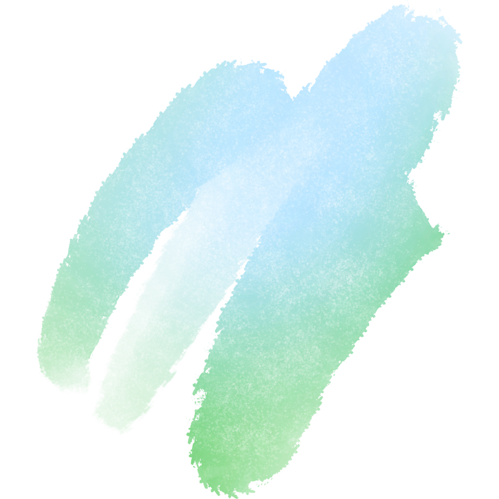 Beautiful Green Gradient Strokes Blending Into Rugged Raw Grunge Inspired Marks png