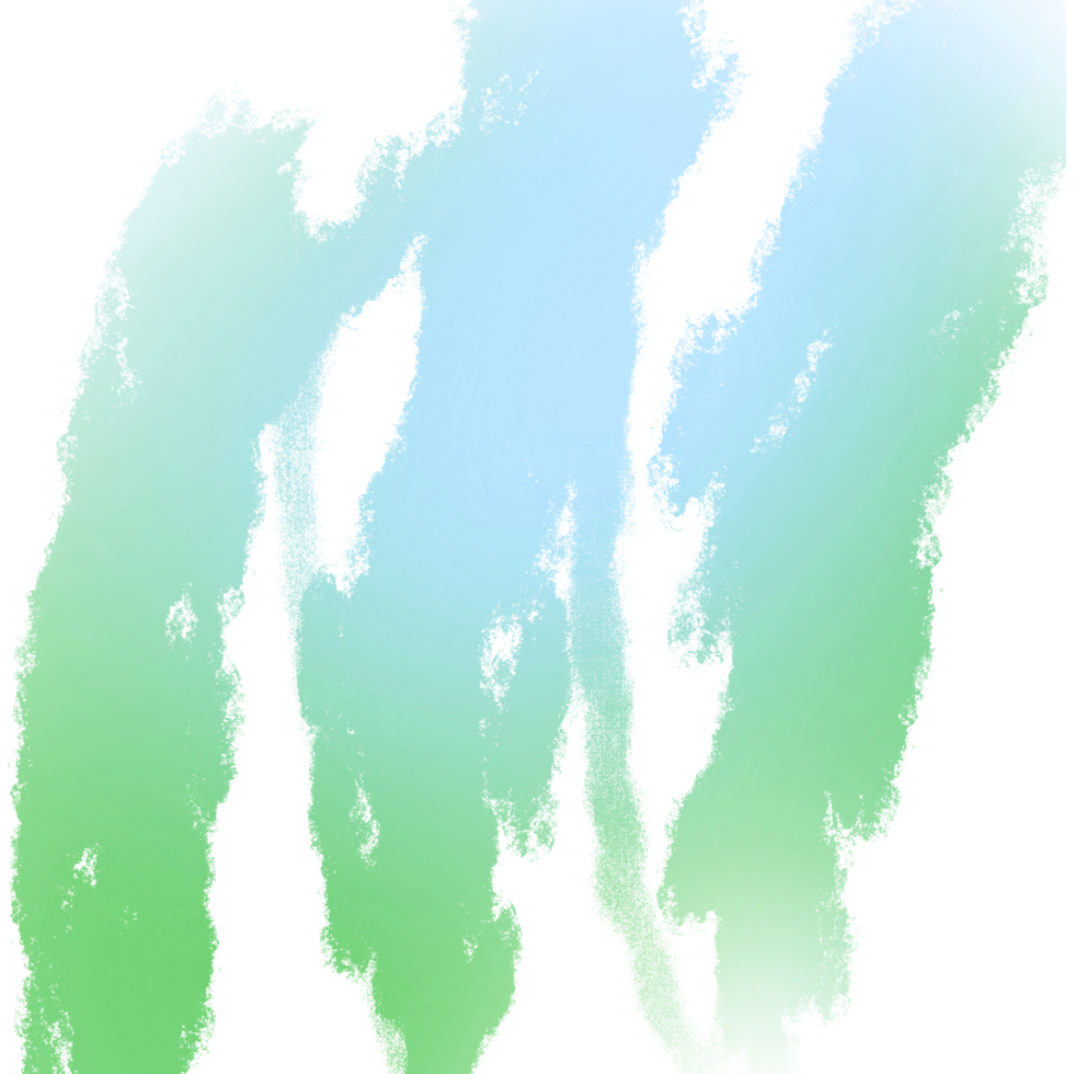 Lovely Green Gradient Strokes Blending Into Raw Textured Grunge Inspired Details png