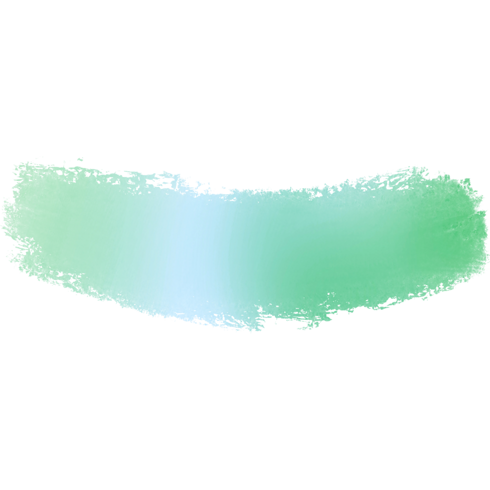 Stunning Green Gradient Brush Strokes Fading Into Rugged Bold Grunge Inspired Textures png