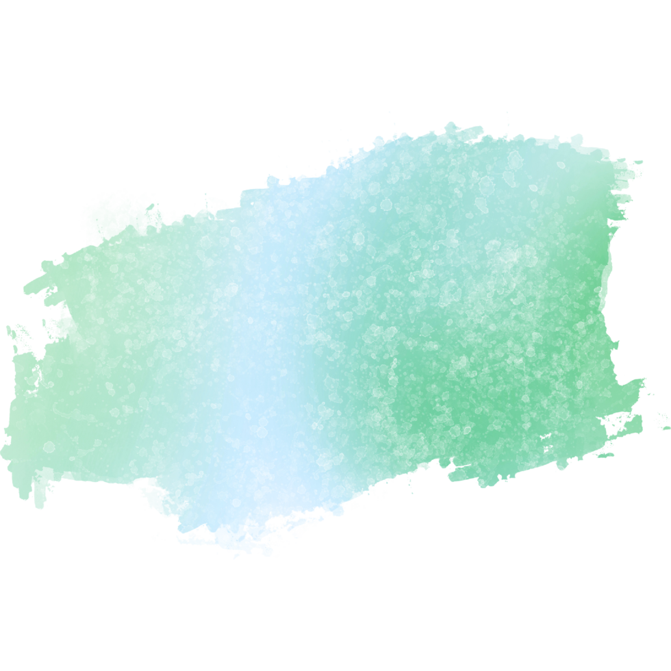 A Rugged Green Gradient Hand Drawn Brush Stroke With Textured Grunge Edges png